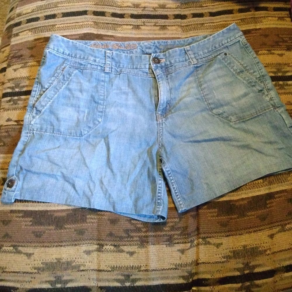 Eddie Bauer Modern Denim Blue Jean Shorts Women's Size 12